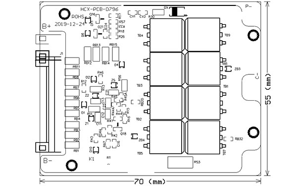 PCB尺寸圖