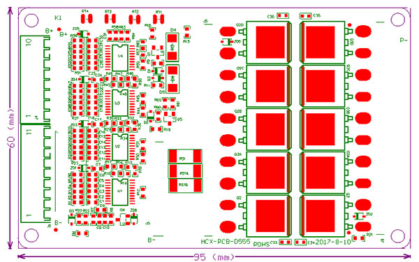 PCB尺寸圖